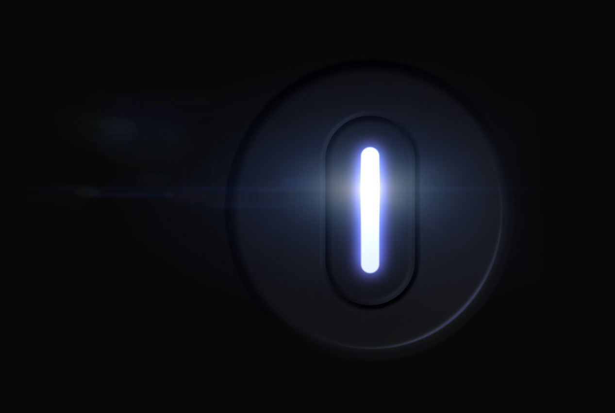 Button - White Light
